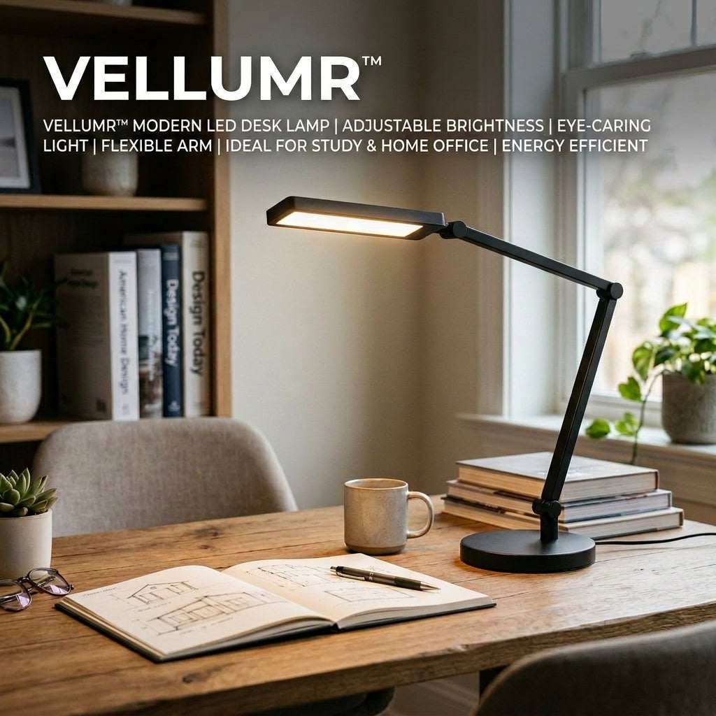 VELLUMR™ FlexBeam LED Desk Lamp